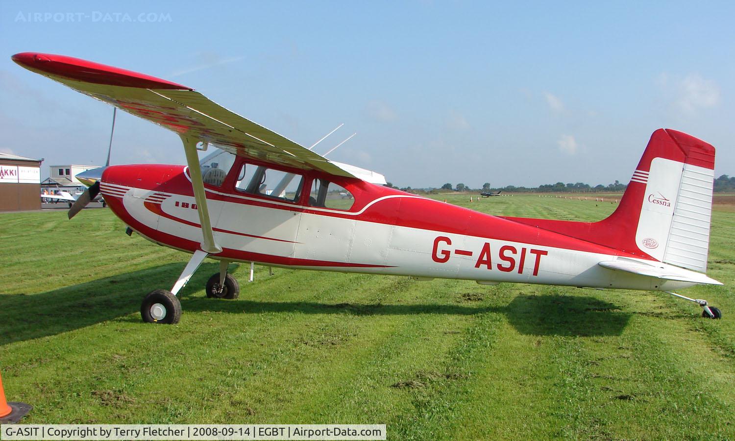 G-ASIT, 1956 Cessna 180 C/N 32567, 1956 Cessna 180 - A visitor to the 2008 Turweston Vintage and Classic Day