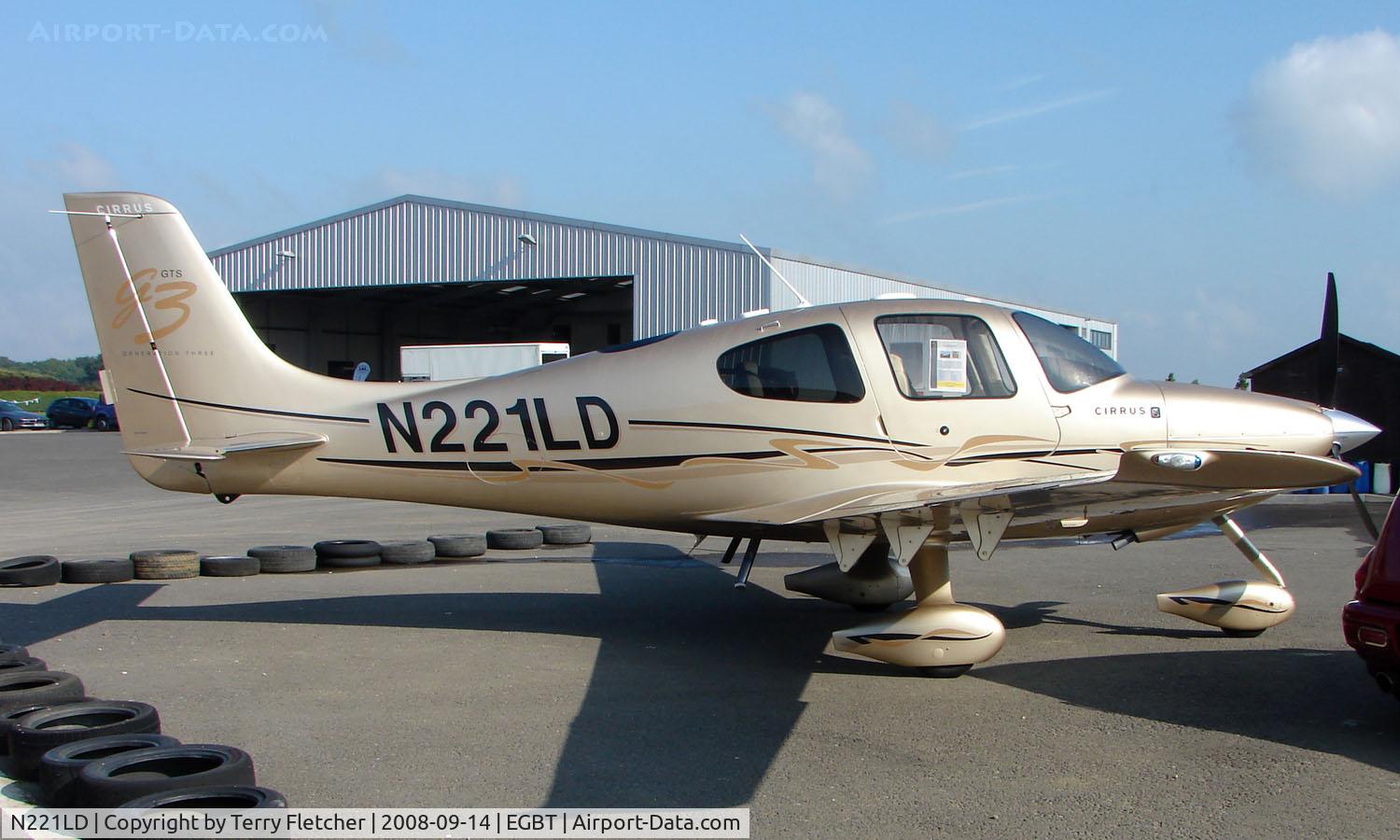 N221LD, Cirrus SR22 C/N 2929, With the Cirrus agents at Turweston on 2008 Vintage and Classic Day