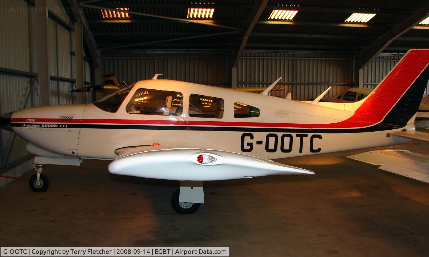 G-OOTC, 1977 Piper PA-28R-201T Cherokee Arrow III C/N 28R-7703086, Piper at Turweston
