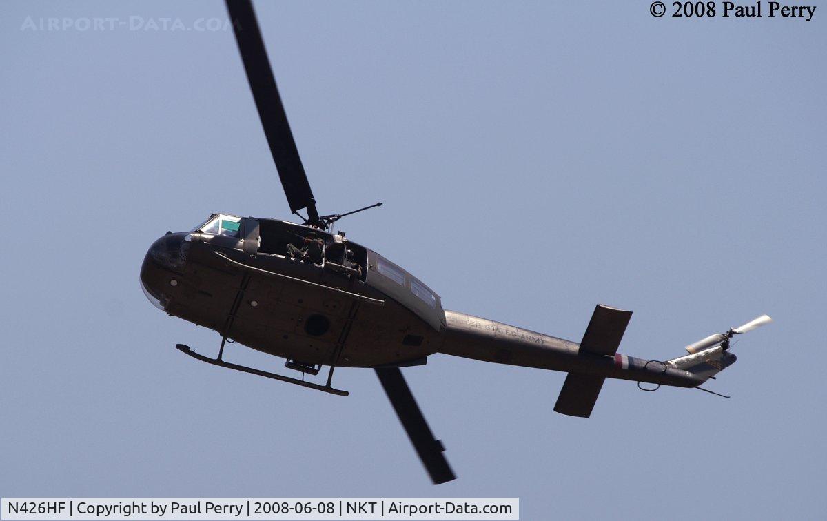N426HF, 1970 Bell UH-1H-BF Iroquois C/N 12731, The Huey, an aviation legend taking wing (or rotor, as it were)