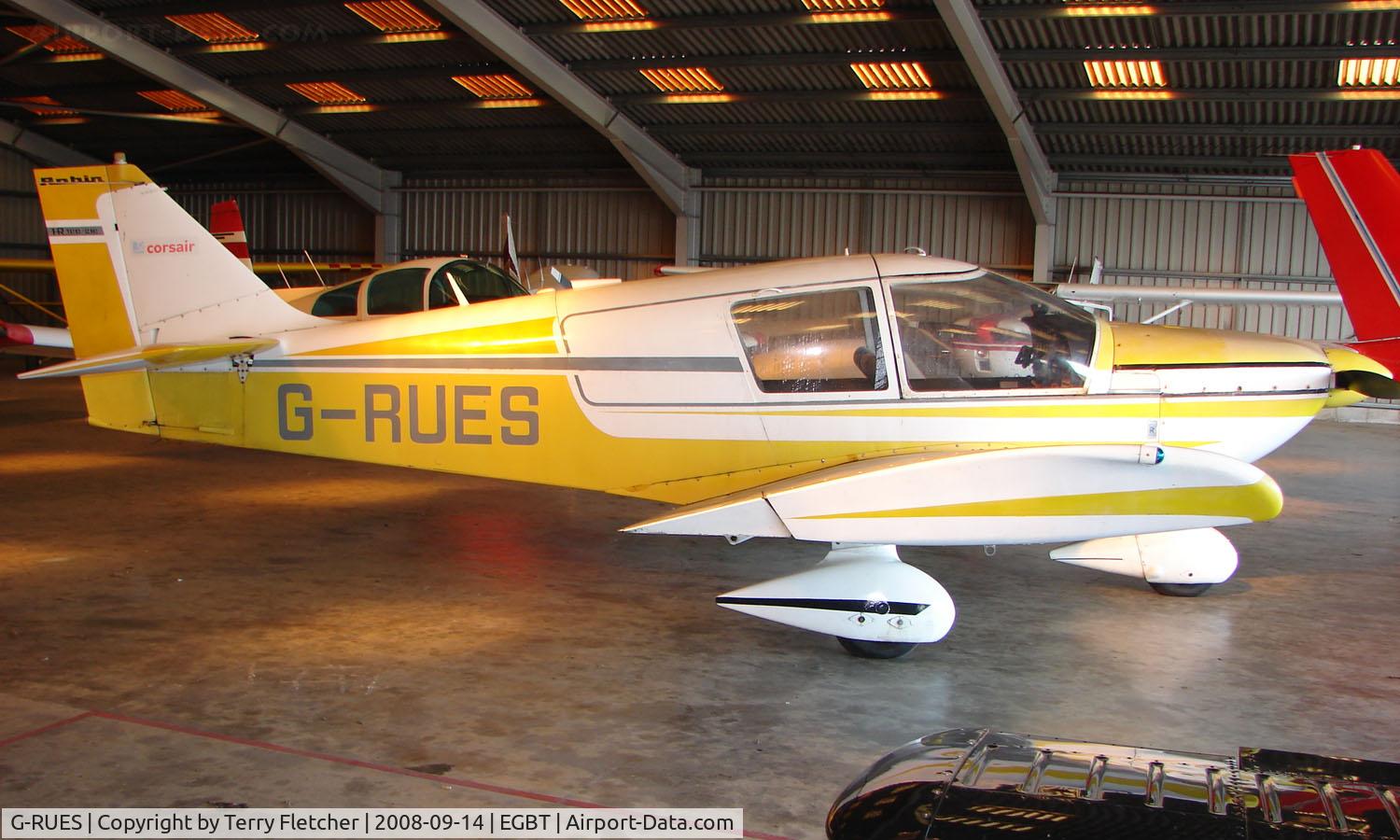 G-RUES, 1973 Robin HR-100-210 Safari C/N 185, Robin at Turweston