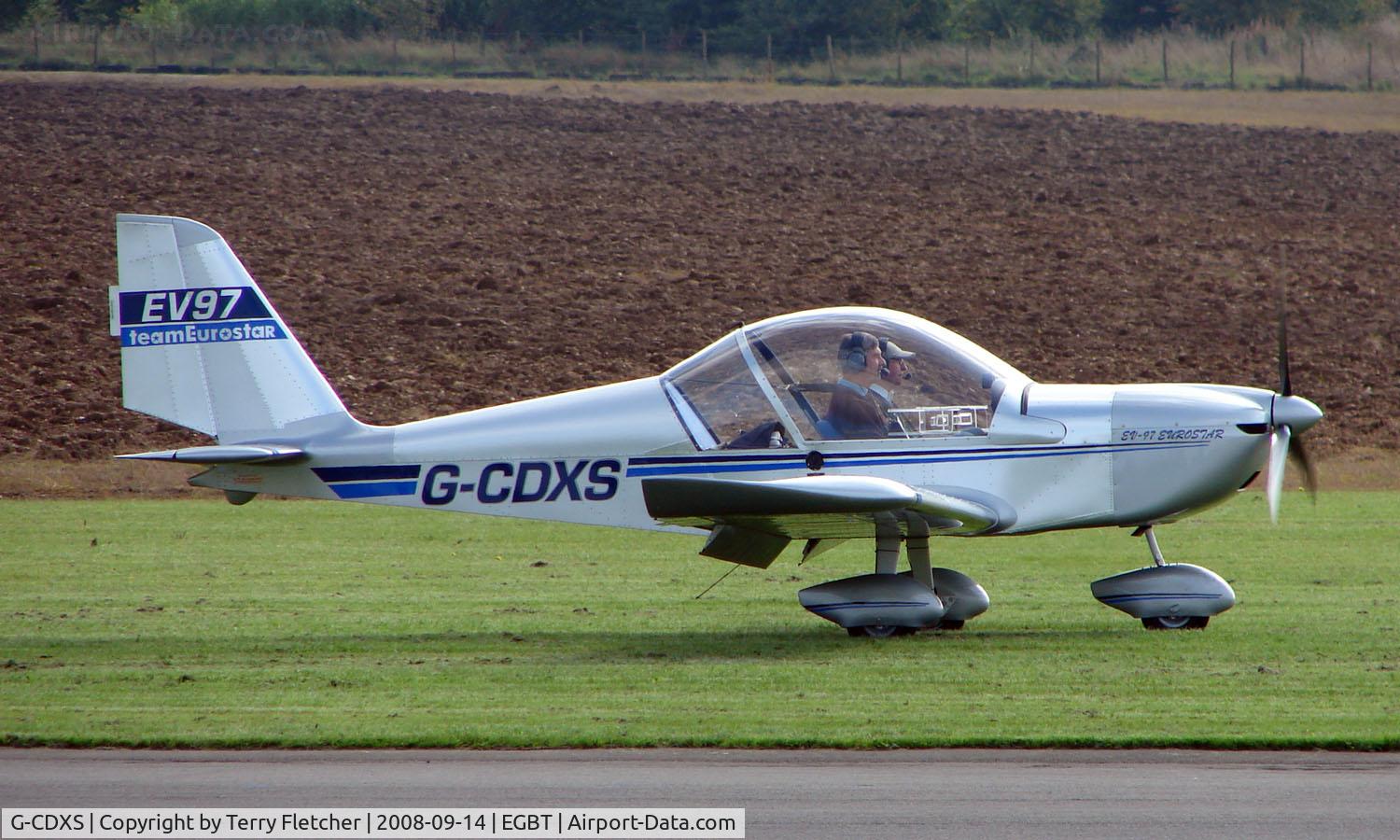G-CDXS, 2006 Cosmik EV-97 TeamEurostar UK C/N 2627, Eurostar EV-97  - A visitor to the 2008 Turweston Vintage and Classic Day