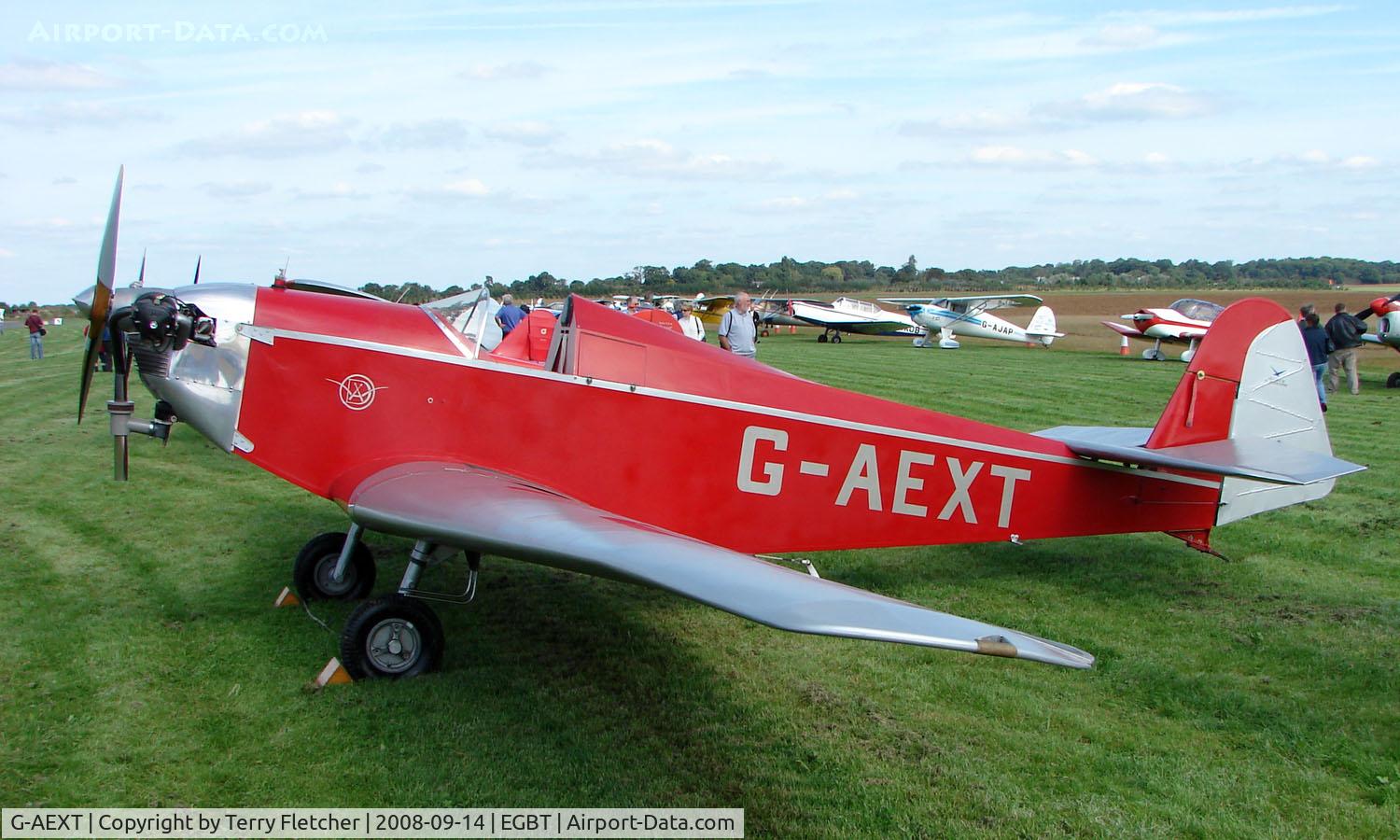 G-AEXT, 1937 Dart Kitten II C/N 123, 1937 Dart Kitten II - A visitor to the 2008 Turweston Vintage and Classic Day