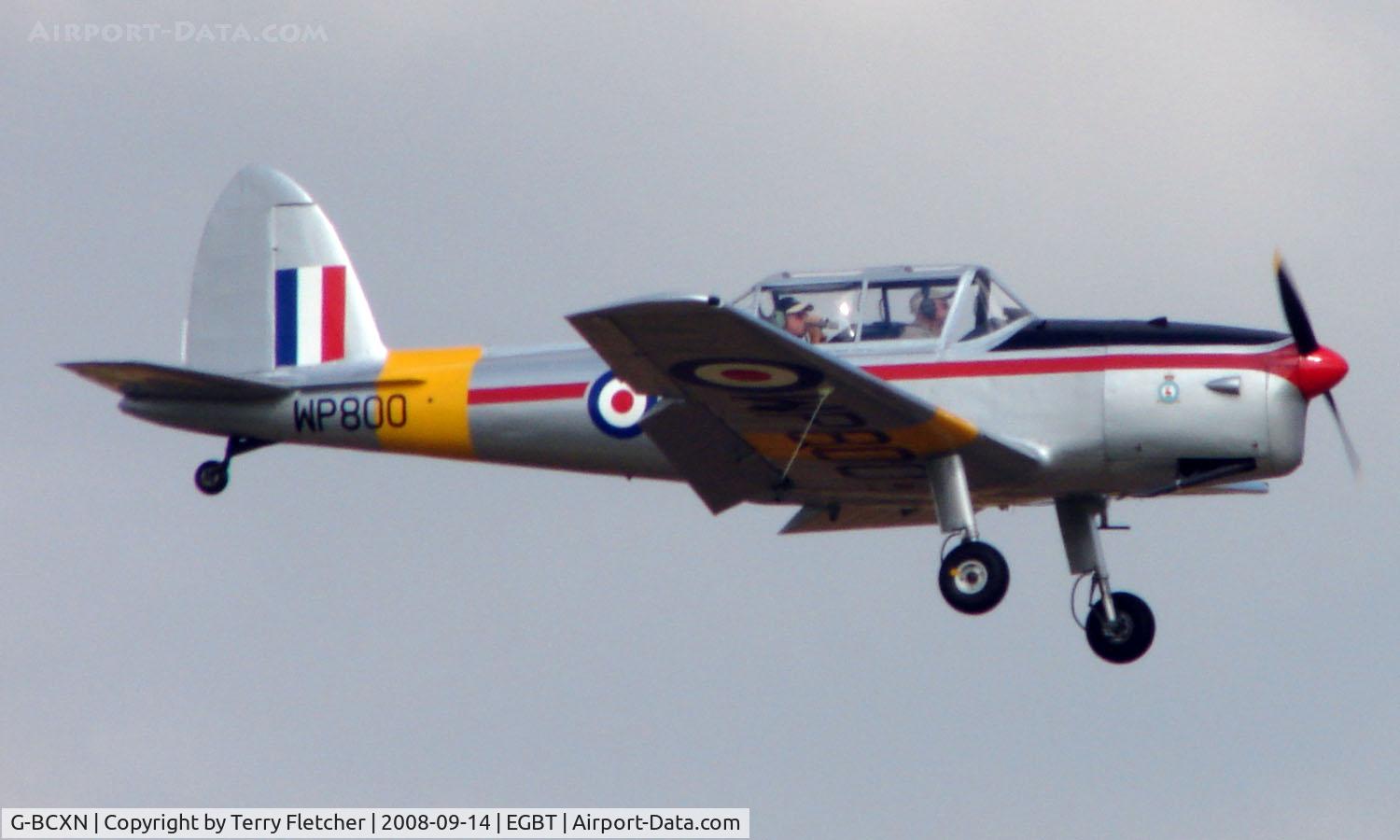 G-BCXN, 1952 De Havilland DHC-1 Chipmunk T.10 C/N C1/0692, DHC-1 Chipmunk with Serial WP800 - A visitor to the 2008 Turweston Vintage and Classic Day