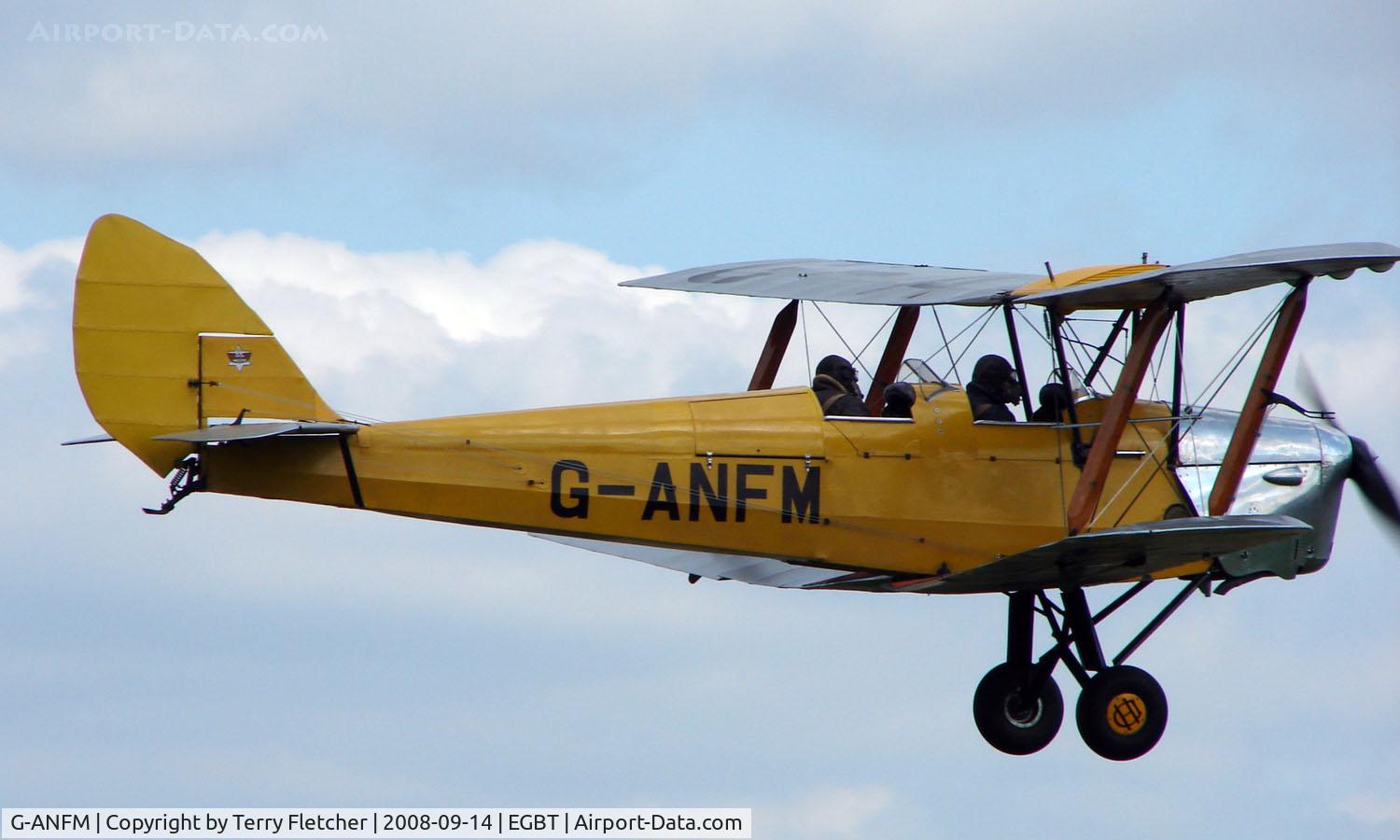 G-ANFM, 1941 De Havilland DH-82A Tiger Moth II C/N 83604, 1941 Morris Motors DH82A Tiger Moth  - A visitor to the 2008 Turweston Vintage and Classic Day