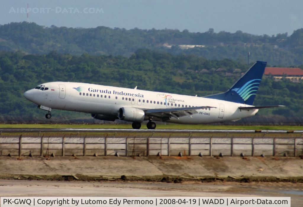 PK-GWQ, Boeing 737-4U3 C/N 25719, Garuda Indonesia