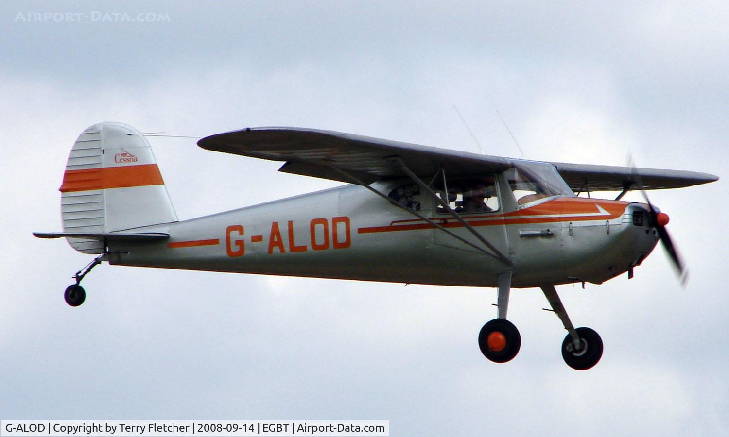 G-ALOD, 1947 Cessna 140 C/N 14691, 1947 Cessna 140 - A visitor to the 2008 Turweston Vintage and Classic Day