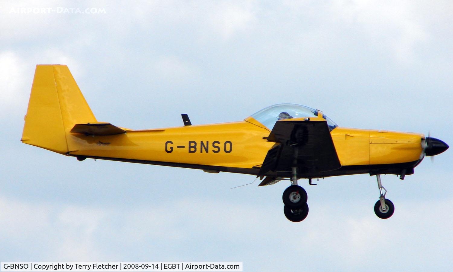 G-BNSO, 1987 Slingsby T-67M Firefly Mk2 C/N 2021, Slingsby T67M - A visitor to the 2008 Turweston Vintage and Classic Day
