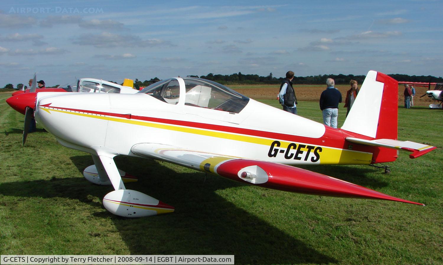 G-CETS, 2003 Vans RV-7 C/N 70529, Vans RV-7 - A visitor to the 2008 Turweston Vintage and Classic Day