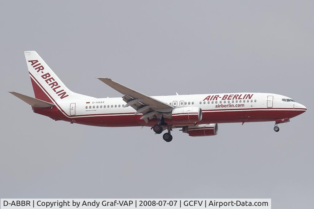 D-ABBR, 1999 Boeing 737-85F C/N 28825, Air Berlin 737-800
