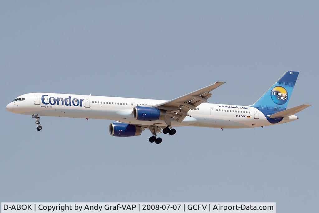D-ABOK, 2000 Boeing 757-330 C/N 29020, Condor 757-300