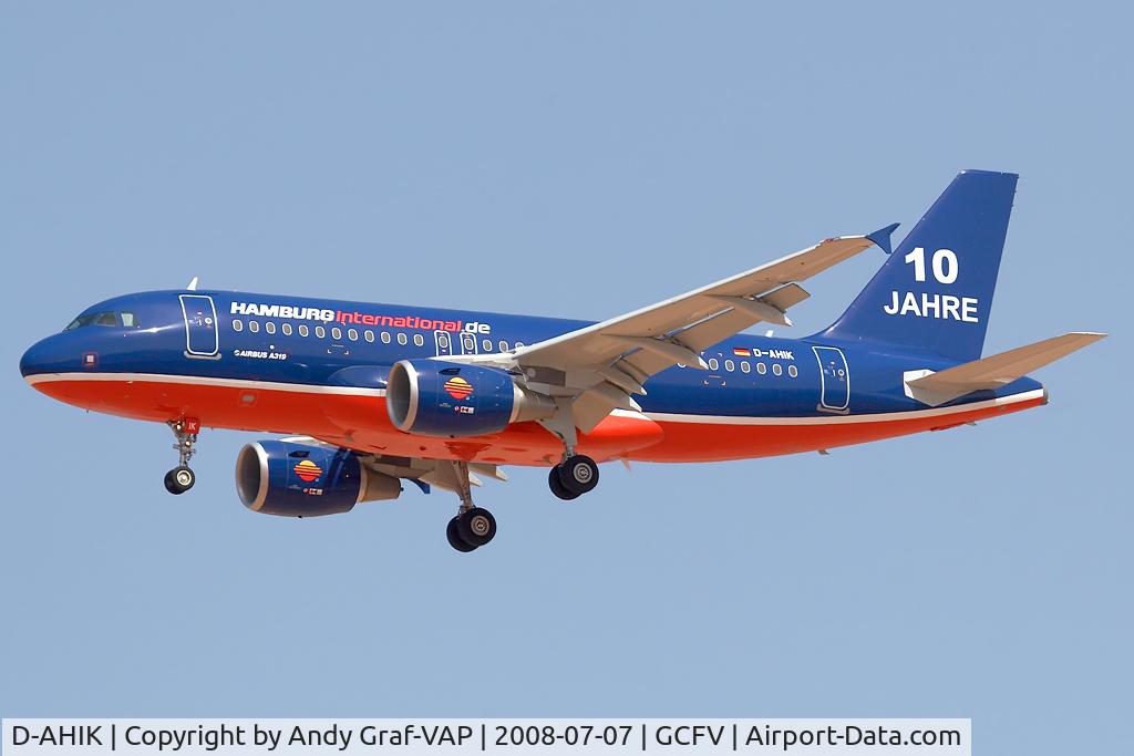 D-AHIK, 2008 Airbus A319-112 C/N 3560, Hamburg International A319