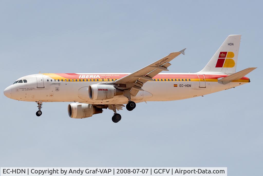 EC-HDN, 1999 Airbus A320-214 C/N 1087, Iberia A320