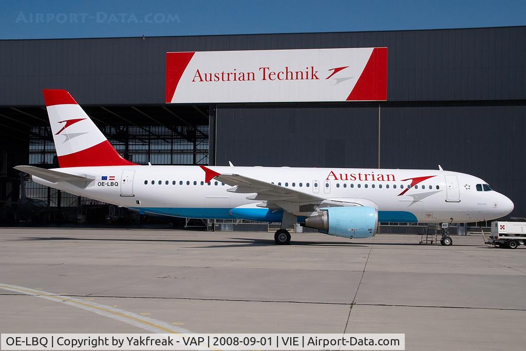 OE-LBQ, 1999 Airbus A320-214 C/N 1137, Austrian Airlines Airbus 320