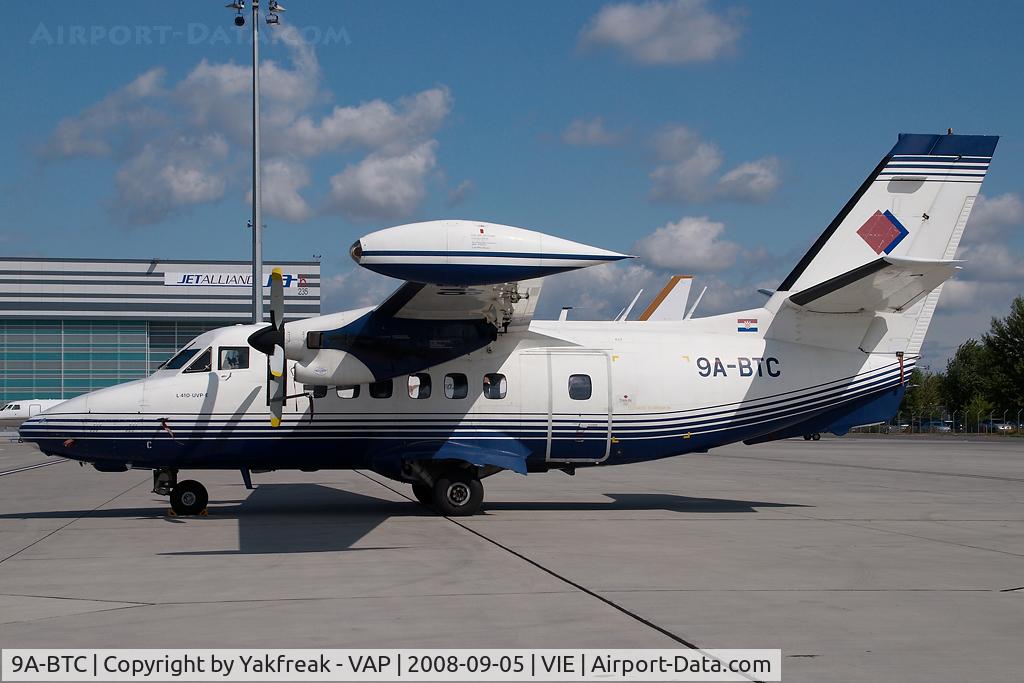 9A-BTC, Let L-410UVP-E Turbolet C/N 902507, Trade Air Let 410