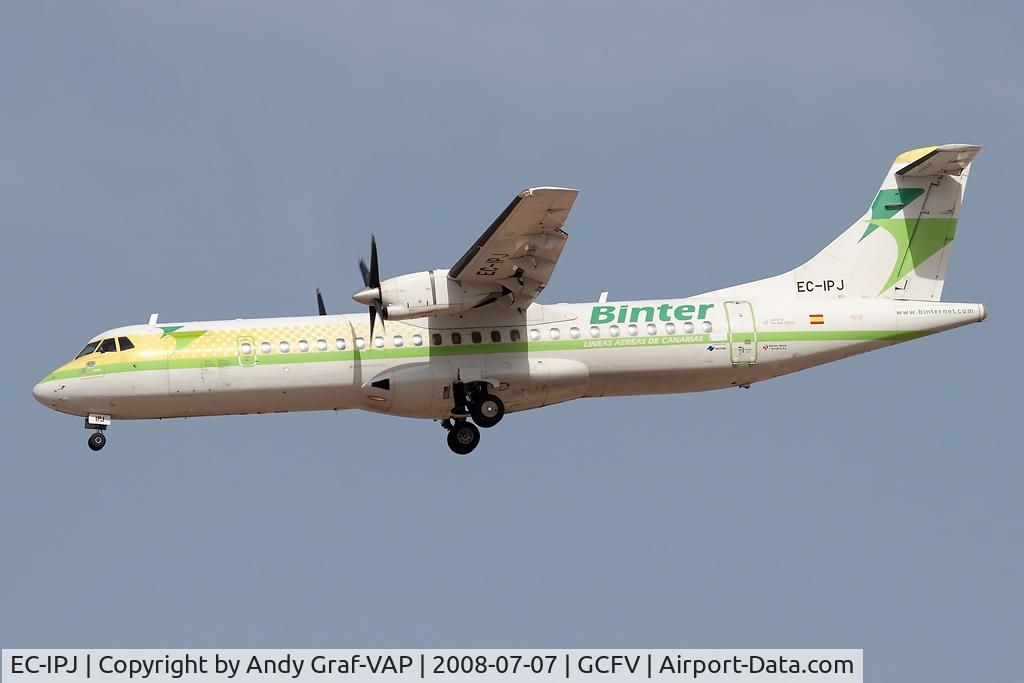 EC-IPJ, 1992 ATR 72-202 C/N 307, Binter Canarias ATR72
