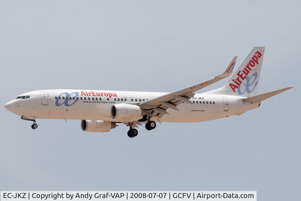 EC-JKZ, 2005 Boeing 737-86N C/N 34251, Air Europa 737-800