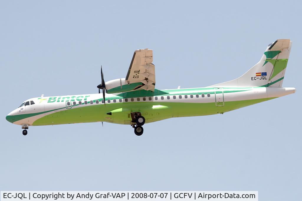 EC-JQL, 2006 ATR 72-212A C/N 726, Binter Canarias ATR72