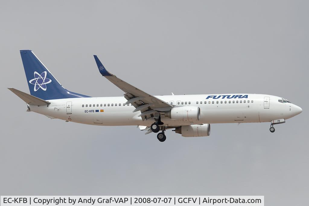 EC-KFB, 1999 Boeing 737-86N C/N 28591, Futura 737-800