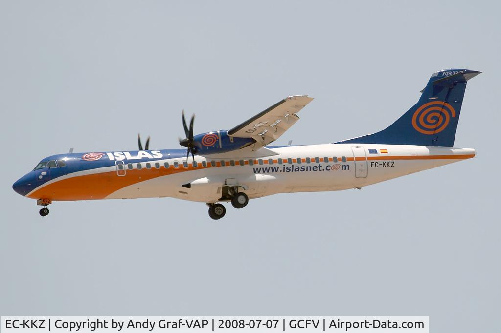 EC-KKZ, 2007 ATR 72-212A C/N 766, Islas Airways ATR72