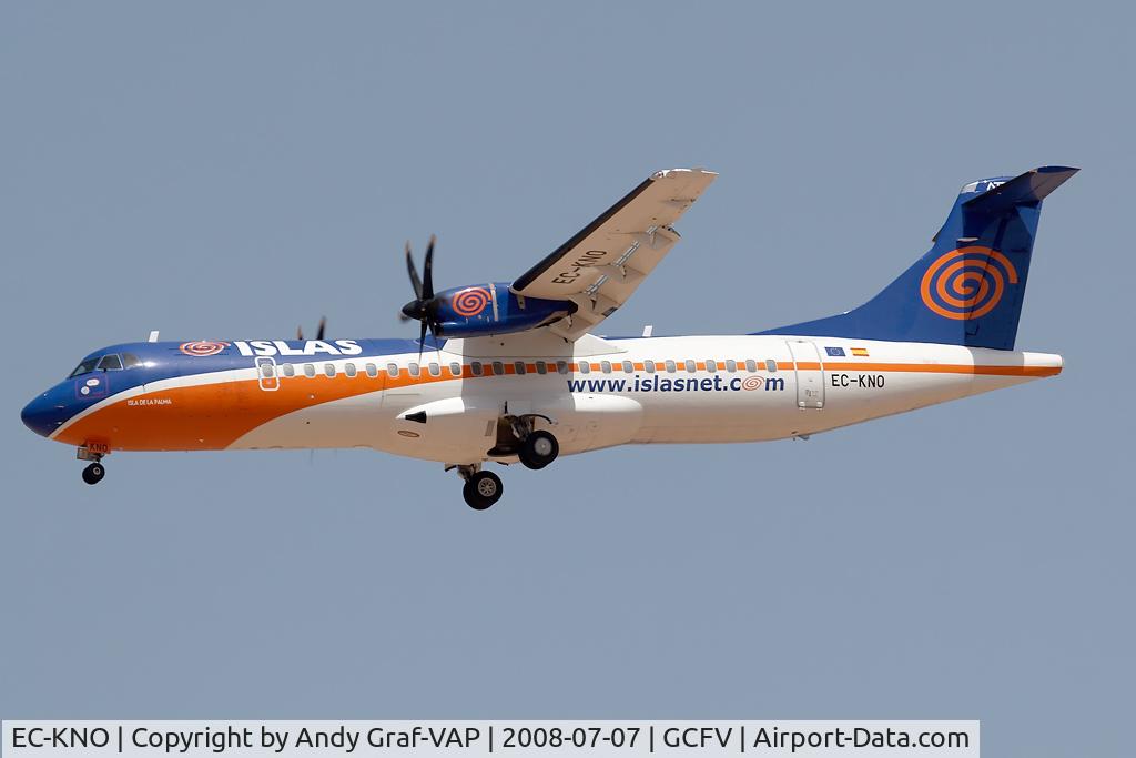 EC-KNO, 2008 ATR 72-212A C/N 770, Islas Airways ATR72