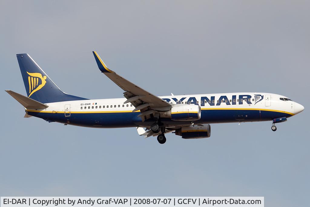 EI-DAR, 2003 Boeing 737-8AS C/N 33552, Ryanair 737-800