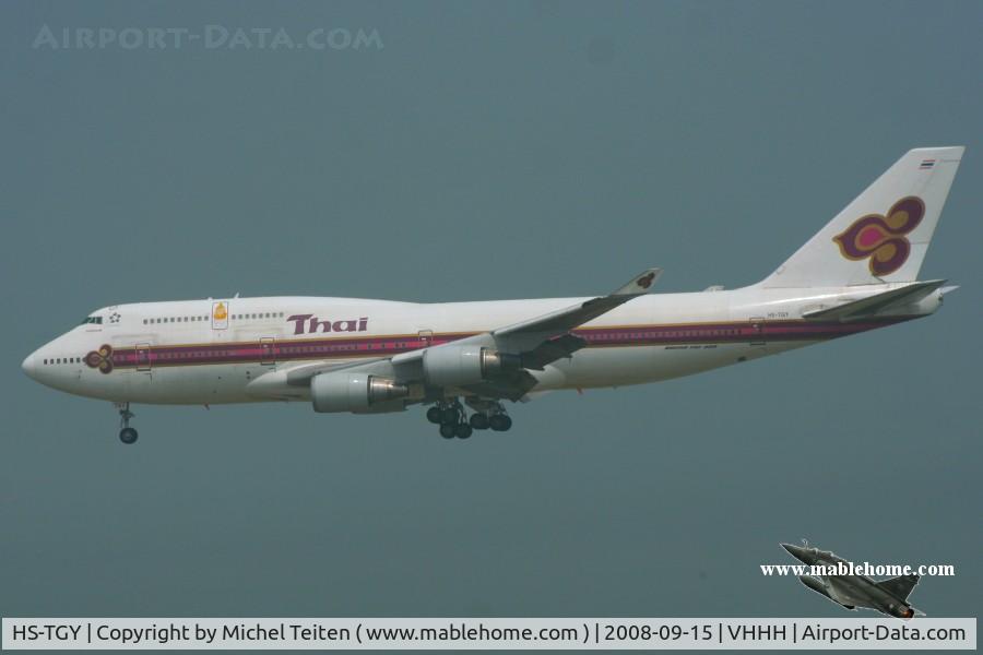 HS-TGY, 1998 Boeing 747-4D7 C/N 28705, Thai Airways