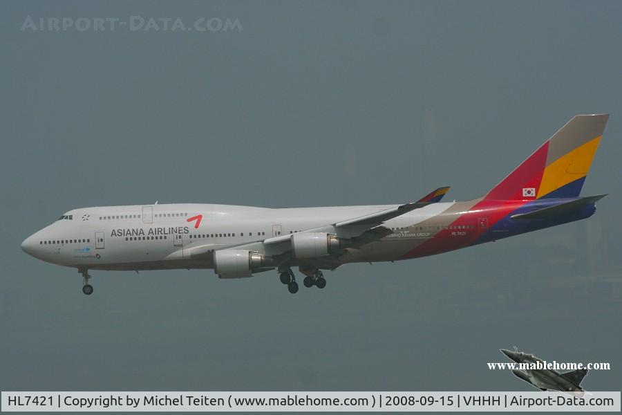 HL7421, 1996 Boeing 747-48EM C/N 25784, Asiana Airlines