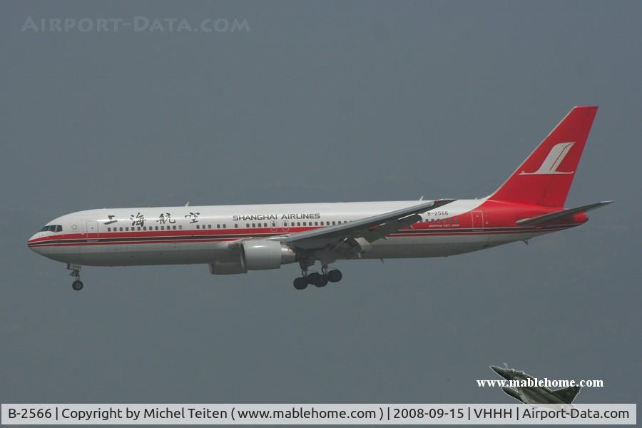B-2566, 2006 Boeing 767-36D/ER C/N 35156, Shanghai Airlines