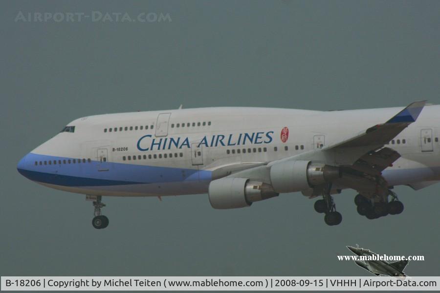 B-18206, 1998 Boeing 747-409 C/N 29030, China Airlines