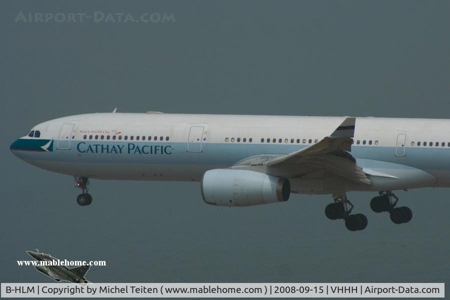 B-HLM, 2001 Airbus A330-343 C/N 386, Cathay Pacific