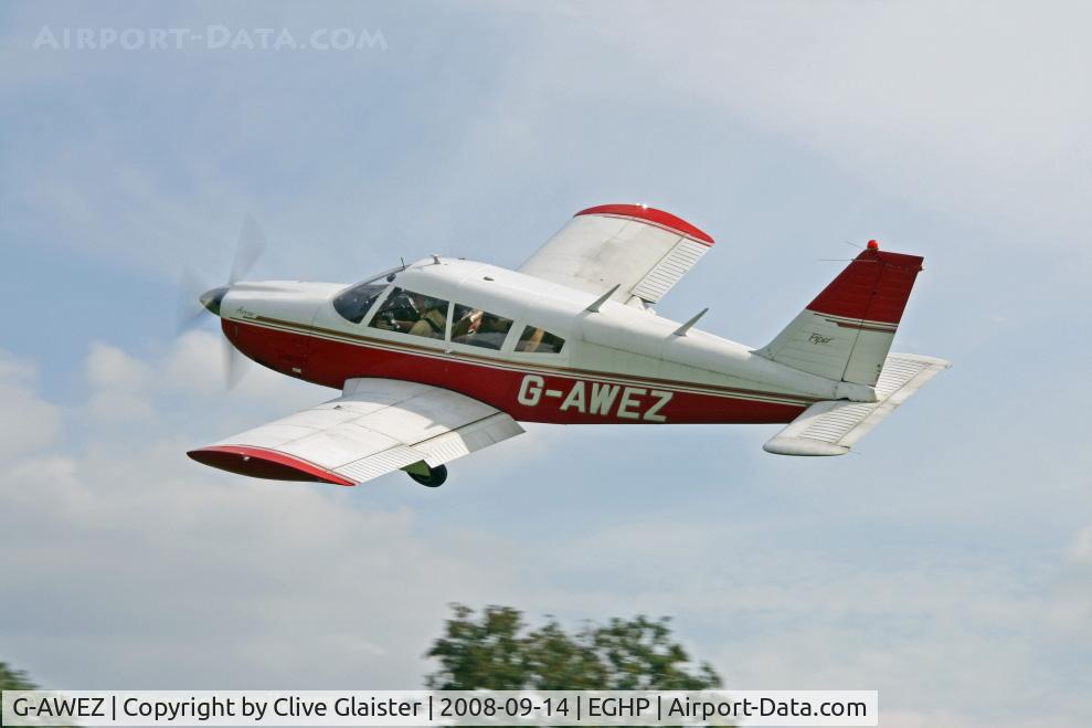 G-AWEZ, 1968 Piper PA-28R-180 Cherokee Arrow C/N 28R-30592, Visiting the 