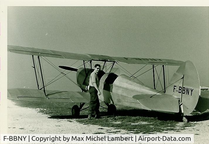 F-BBNY, Stampe-Vertongen SV-4C C/N 1088, F-BBNY à Rochefort Soubise en Septembre 1969
