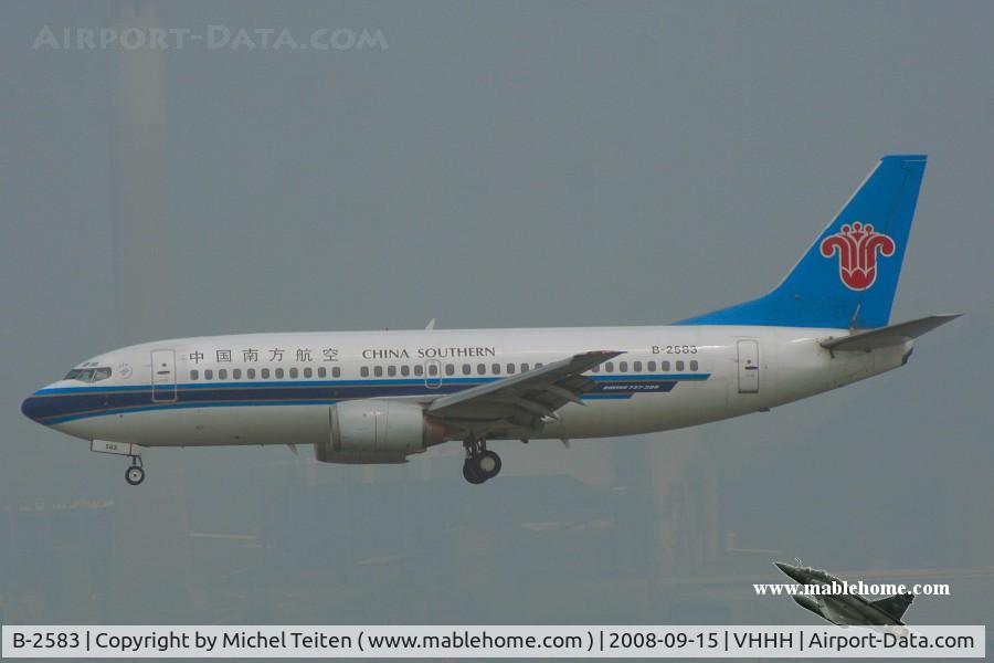 B-2583, 1993 Boeing 737-31B C/N 25897 / 2554, China Southern Airlines