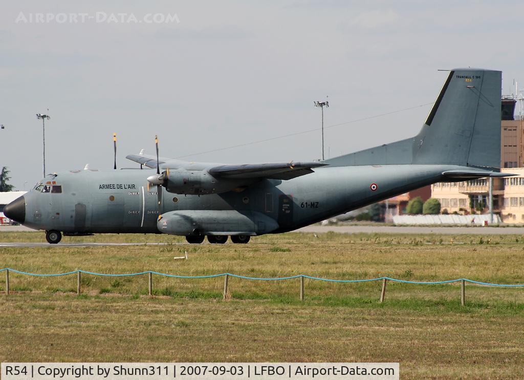 R54, Transall C-160R C/N 54, Lining up rwy 32R for departure