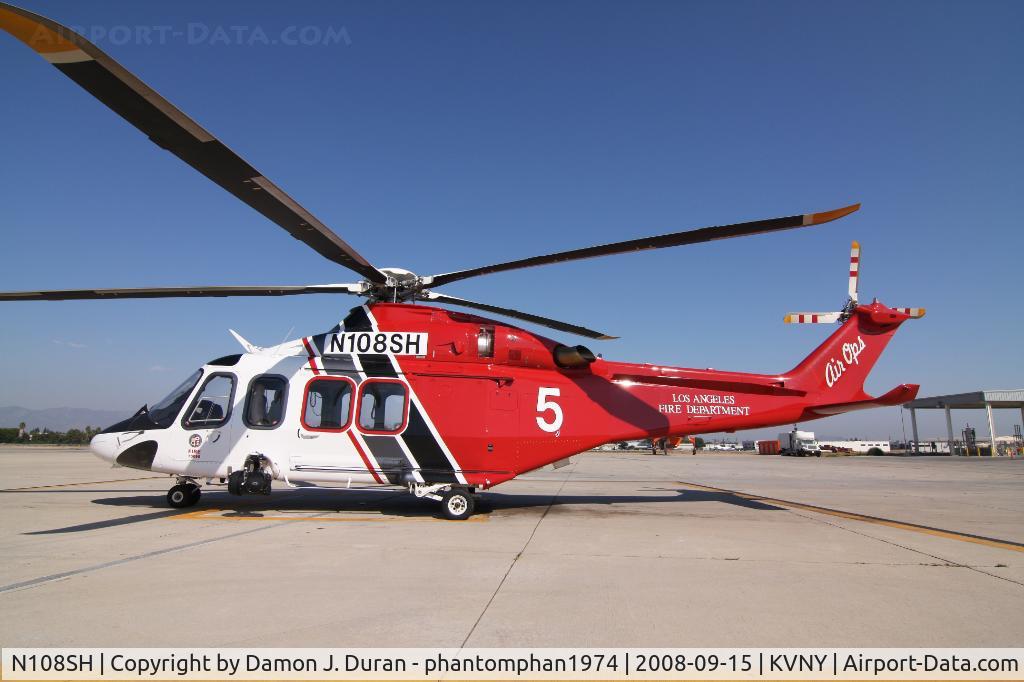 N108SH, 1981 Aérospatiale AS-350D AStar Mk3 C/N 1380, Taken at LAFD's Air Ops at KVNY