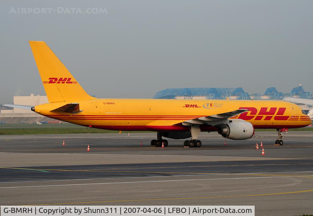 G-BMRH, 1988 Boeing 757-236/SF C/N 24266, Parked at the Cargo ramp...