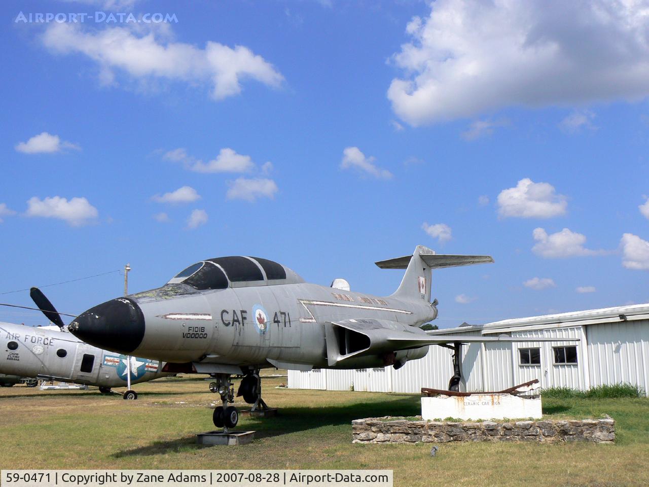 59-0471, McDonnell F-101B Voodoo C/N 795, At the Pate Museum of Transportation near Cresson, TX