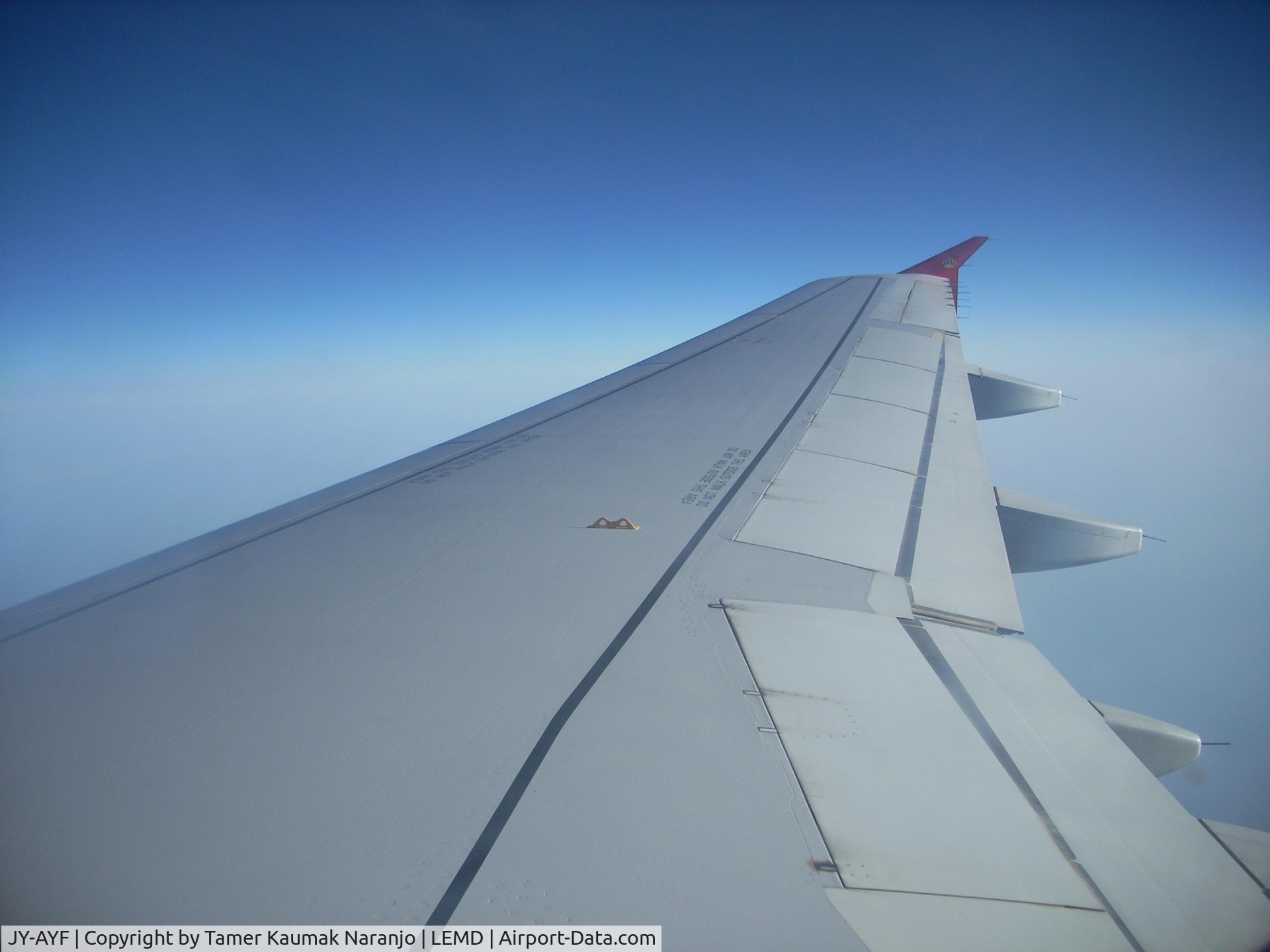 JY-AYF, 2006 Airbus A320-232 C/N 2692, Royal Jordanian from madrid to amman 069