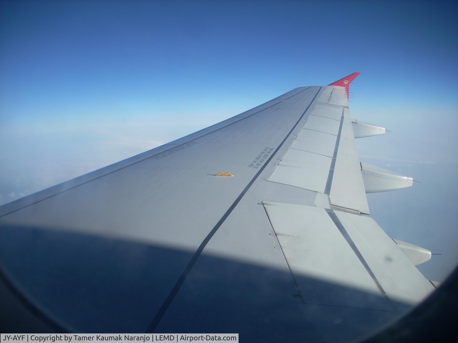 JY-AYF, 2006 Airbus A320-232 C/N 2692, Royal Jordanian from madrid to amman 070