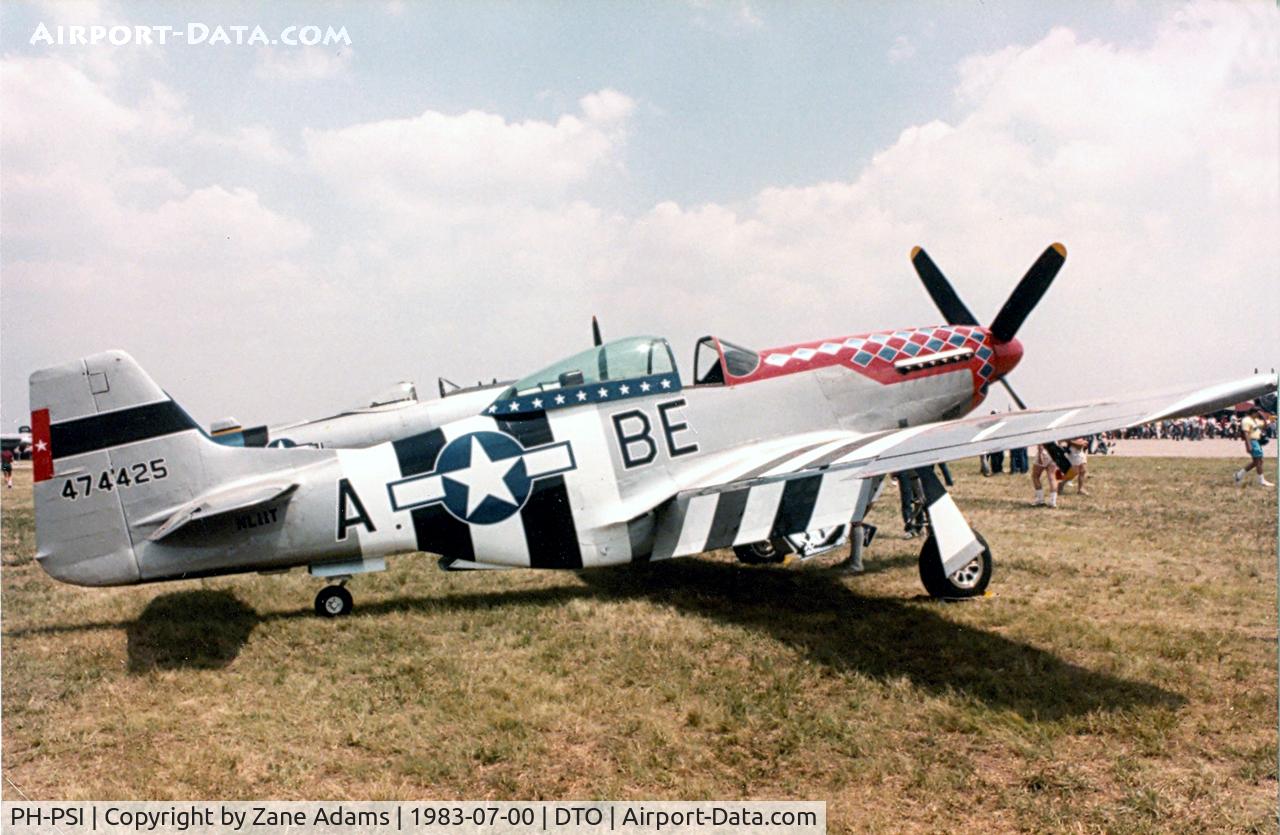 PH-PSI, 1945 North American P-51D Mustang C/N 122-40965, At the Denton CAF Airshow