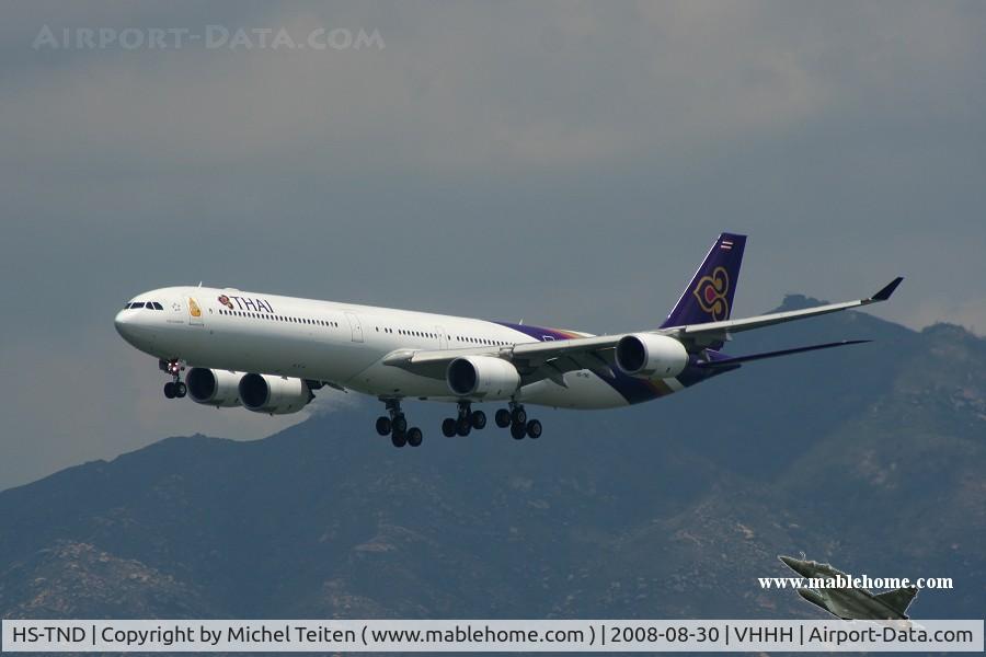HS-TND, 2005 Airbus A340-642 C/N 710, Thai Airways