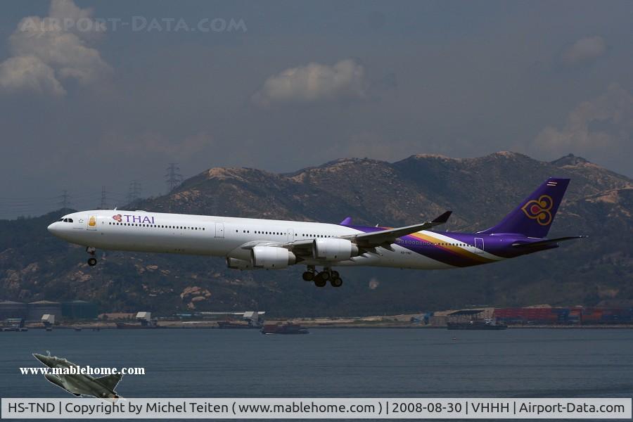 HS-TND, 2005 Airbus A340-642 C/N 710, Thai Airways