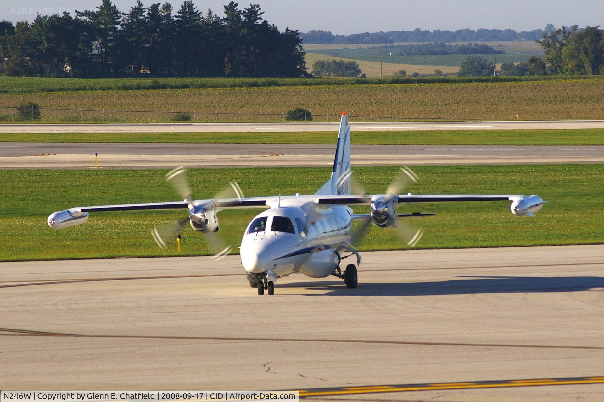 N246W, 1982 Mitsubishi MU-2B-60 Marquise C/N 1552S.A., Turning on Delta from Alpha, heading for Landmark