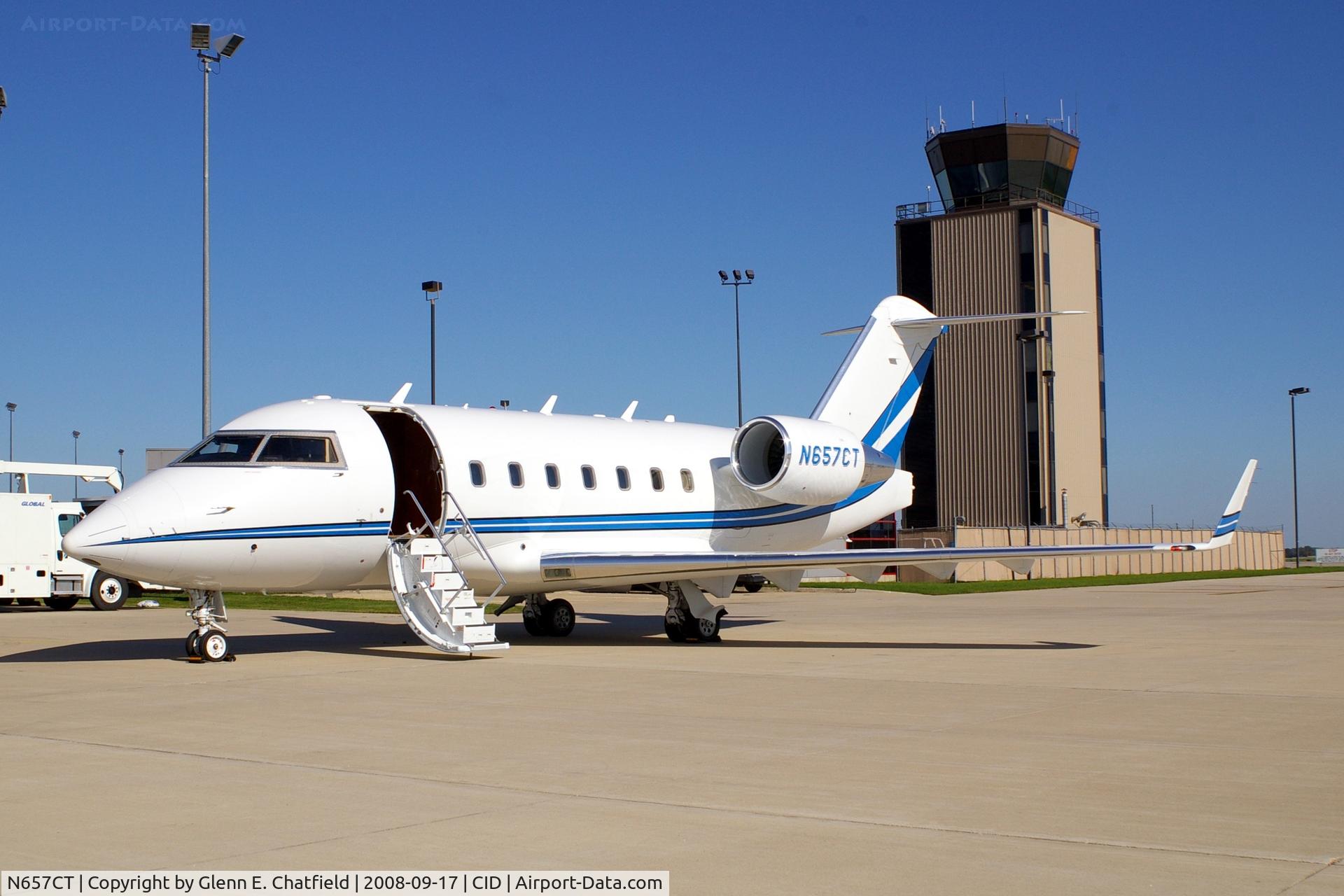 N657CT, 2006 Bombardier Challenger 604 (CL-600-2B16) C/N 5665, On the Landmark ramp.