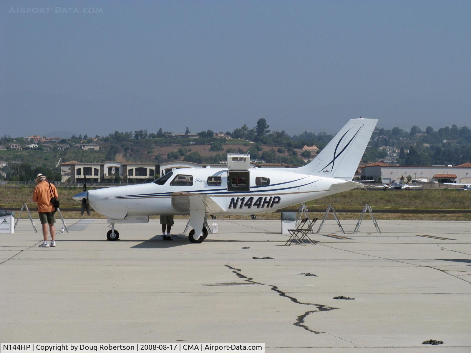 N144HP, 2008 Piper PA-46R-350T Malibu Matrix C/N 4692044, 2008 Piper PA-46R-350T Turbo MATRIX, Lycoming TIO-540-AE2A 350 Hp