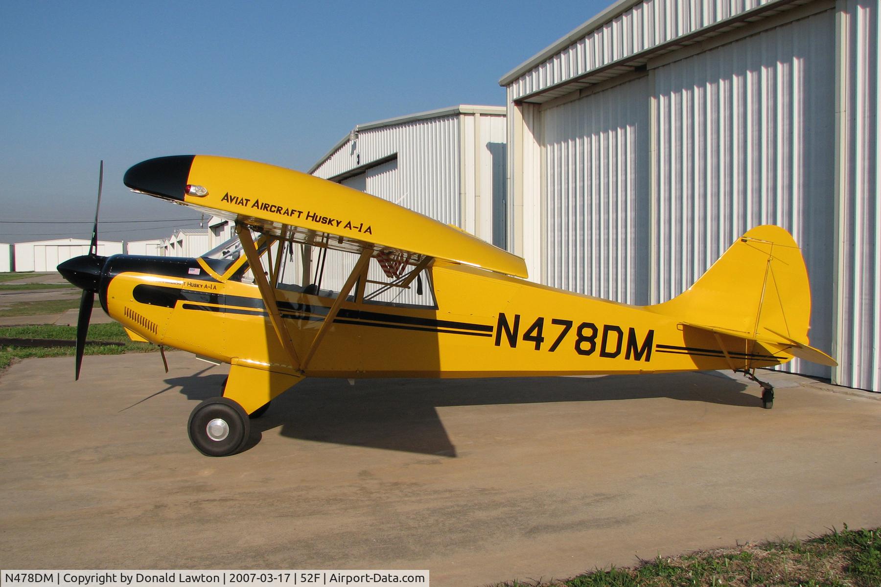 N478DM, 1999 Aviat A-1A Husky C/N 1450, 1999 A-1A Husky
