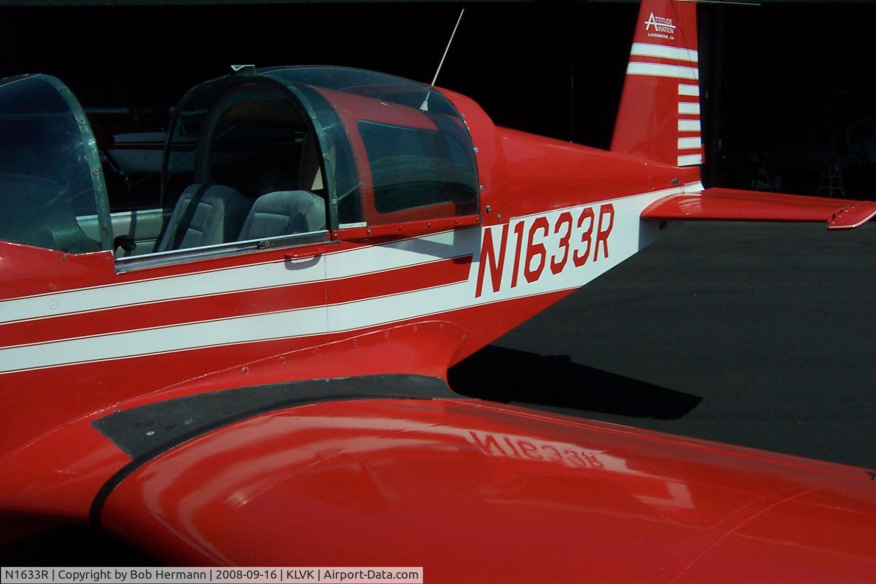 N1633R, 1976 Grumman American AA-1B Trainer C/N AA1B-0633, Attitude Avaiation Ramp at LVK