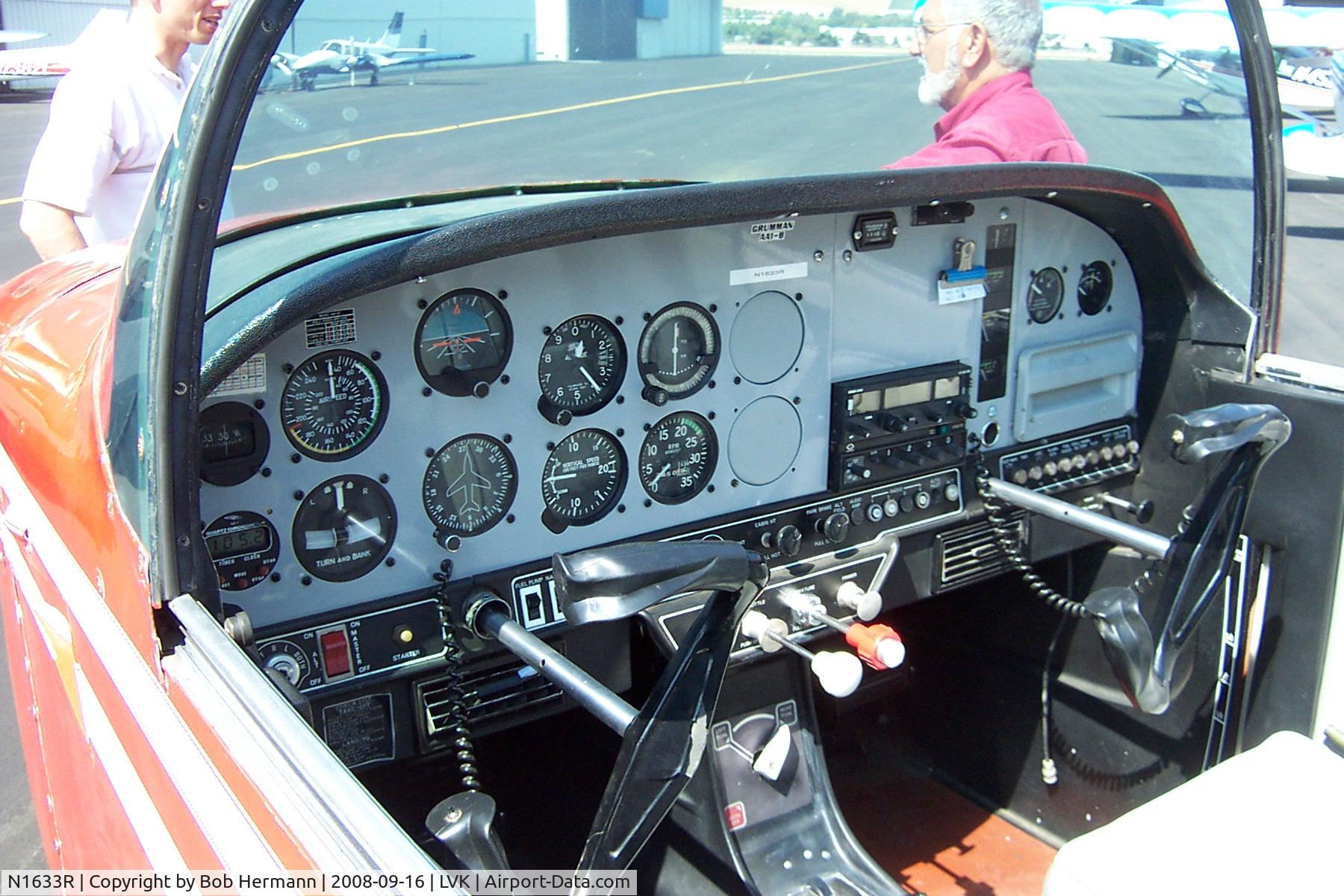 N1633R, 1976 Grumman American AA-1B Trainer C/N AA1B-0633, Grumman Yankee AA1B Panel