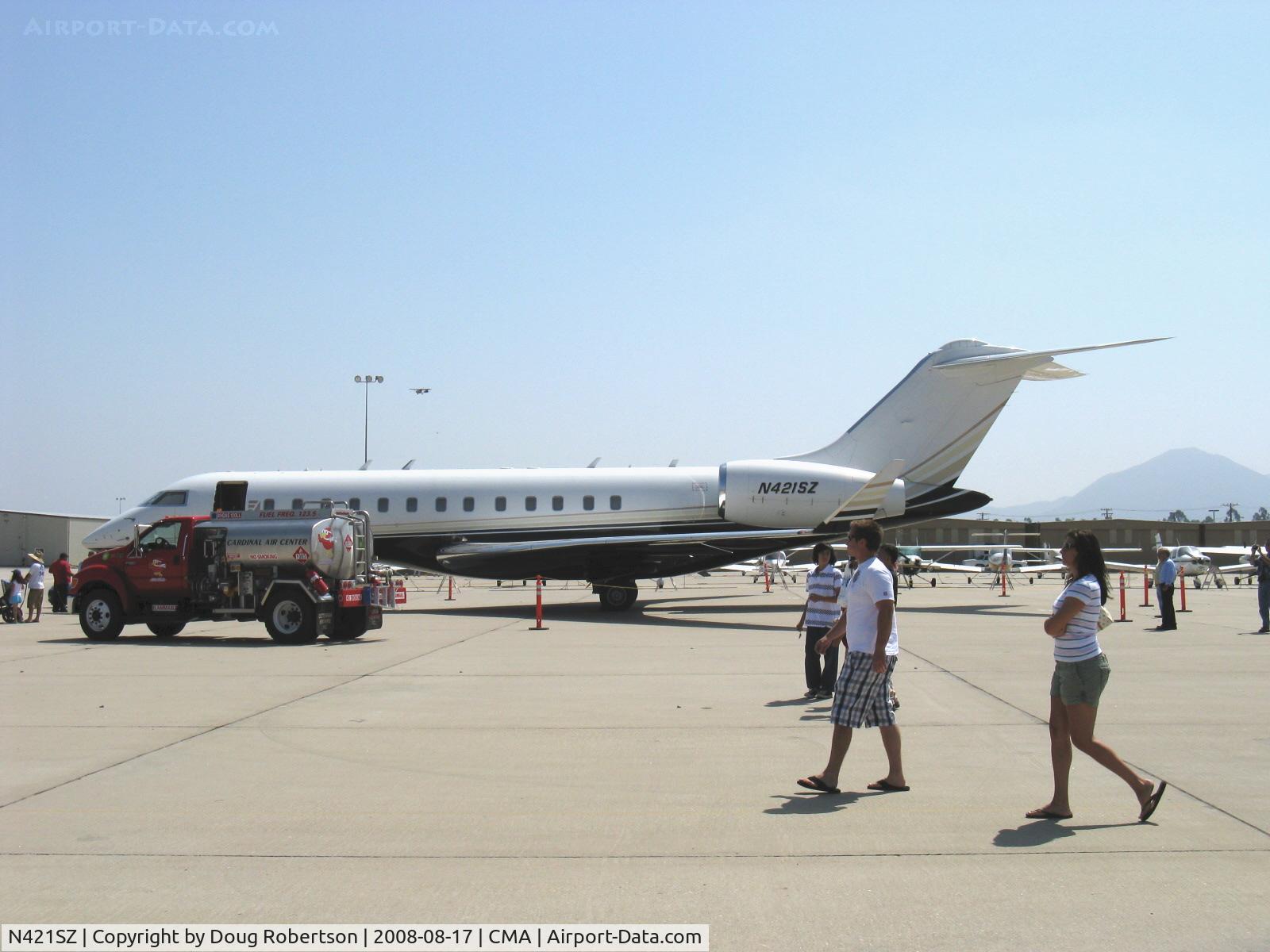 N421SZ, 2007 Bombardier BD-700-1A10 Global Express C/N 9239, 2007 Bombardier BD-700-1A10 GLOBAL EXPRESS, two Rolls-Royce Deutschland BR710A2-20 Turbofans 14,750 lb st each flat rated to ISA + 20 deg.C with FADEC